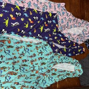 MeUndies Purple and Pink Pajama Sets Soft Sleepwear